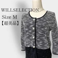 【超美品】WILLSELECTION お洒落着トップス ブラック系色 1号(M)のサムネイル