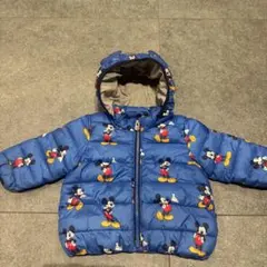 美品　GAPミッキーマウス フード付きアウター 80cm ダウン