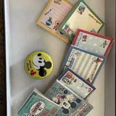 ミッキーマウス メモ帳 シールセット