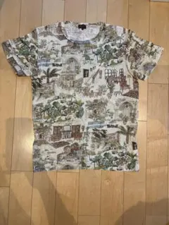 美品！Paul smith Tシャツ カットソー 総柄 麻 日本製 高級ラインMのサムネイル