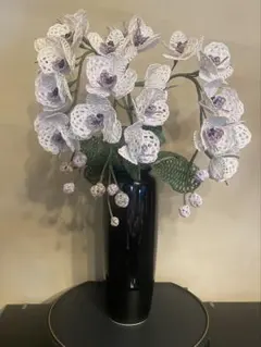 ハンドメイドパンフラワー　パンアートアレンジメントあざみとツルウメモドキ　秋の花 ハンドメイドパンフラワー パンアートアレンジメントあざみと