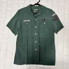 ワコマリア バニーガール ボタンダウン 半袖 総柄 シャツ コットン