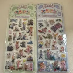 ズートピア⭐️3D立体シールセット