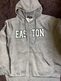 パーカー ジップアップ グレー Mサイズ 春夏秋