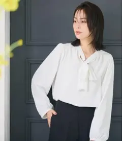 coca ボウタイブラウス レディース　Mサイズ