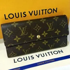 【美品】ルイヴィトン ポルトフォイユ サラ モノグラム 長財布 カード入10枚