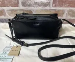 美品！Dakota ダコタ　レックス ショルダーバッグ ブラック　黒　レザー