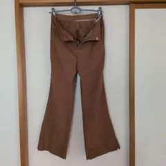 ＧＵ フレアパンツ М　茶色