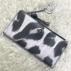 ヴィヴィアンウエストウッド 長財布 レオパード ホワイト ブラック