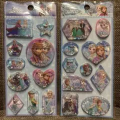 ① アナ雪 アナと雪の女王 エルサ シャカシャカウォーターシール 2枚セット