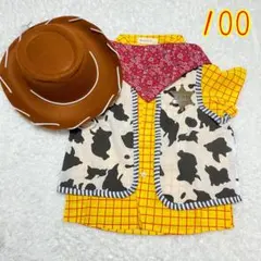 ウッディ　ディズニー　コスプレ　コスチューム　なりきり衣装　子供　100