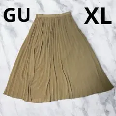 GU ジーユー　ウエストゴム　プリーツスカート　フレア　ゆるだぼ　オーバーサイズ