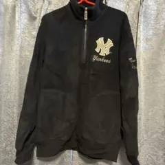 New York Yankees ジップアップジャケット 黒のサムネイル