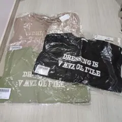 RESEXXY ロゴ刺繍Tシャツ 3枚セットのサムネイル