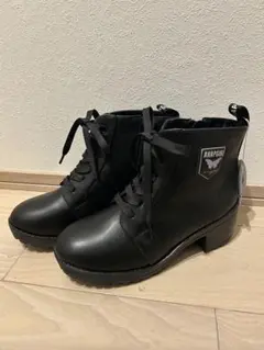 ANAPGIRL アナップガール ブーツ　レースアップブーツ 黒 24cm