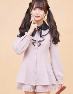 【Secret Honey】 ハートリボンラッフルセットアップ