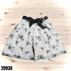 GLACIER グラシア フラワープリント フレアスカート 2993