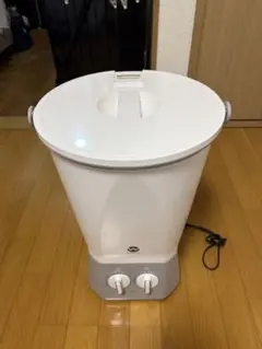 シービージャパン 洗濯機 小型 バケツウォッシャー ホワイト×ブルー