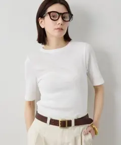 ♡*♡様 whim gazette ヴィムガゼット　クルーネックテレコカットソーのサムネイル