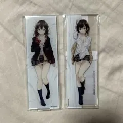 ひげを剃る。そして女子高生を拾う。 荻原沙優 アクリルスタンド 制服