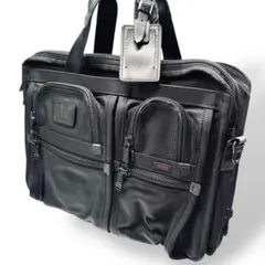 TUMI ブラック 2way ビジネスバッグ 3層 大容量