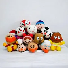 【昭和レトロ　平成レトロ好きに♪】アンパンマン、ドキンちゃん達のぬいぐるみ♡
