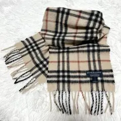 BURBERRY バーバリー カシミヤ100% ノバチェック マフラー y2k