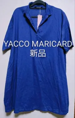 YACCOMARICARDヤッコマリカルド 半袖チュニック 赤系 サイズN - メルカリ
