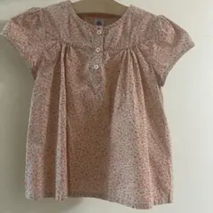 プチバトー114☺︎花柄トップス　ラルフ、ファミリア、マリメッコ好きにも