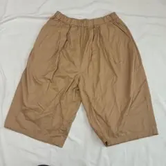 コットン100% ハーフパンツ ワイド LL ナチュラル カジュアルのサムネイル