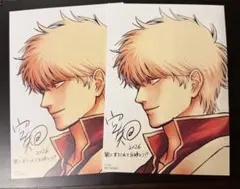 新劇場版銀魂 吉原大炎上 第4弾入場特典 イラストボード×2枚