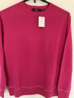 新品未使用タグ付きユニクロ＋J 3Dカシミヤ100%クルーネックセーターM