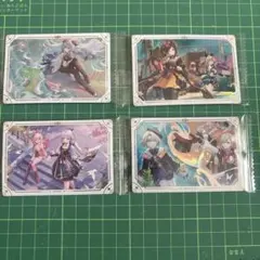 原神ウエハース4枚セット