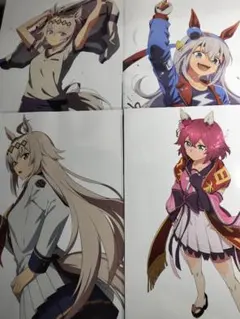 ウマ娘シンデレラグレイピンナップポスター4枚セット