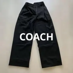 COACH ブラック パンツ 155/66A