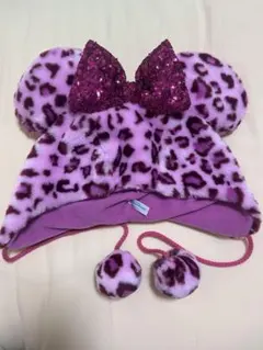 ミニー ファンキャップ ヒョウ柄
