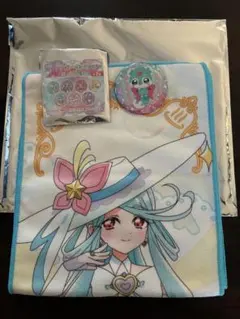名探偵プリキュア　キュアエクレール　帆羽くれあ　マフラータオル　極楽湯