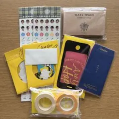 アユハピ ワクワク学校 マスキングテープ シール ポチ袋 新品未開封 クリーナー