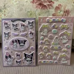 ぷくぷくシール⭐︎マイメロディ⭐︎クロミ⭐︎ ステッカーセット 2シート