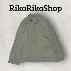 オランダ軍 ワークジャケット ミニタリージャケット (XL) カーキ系