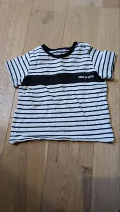 ストライプ Tシャツ クルーネック　コムサ・デ・モード　80センチ