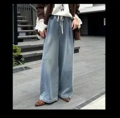 ［新品］デニムみたいなスゥエットパンツ サイズ38