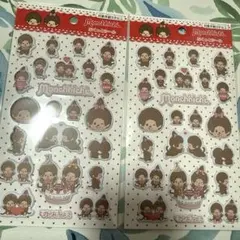 モンチッチ ぷくっとシール 2枚セット