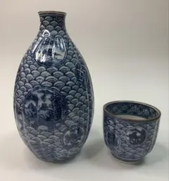 常滑焼 名工 小西洋平 酒器セット徳利・ぐい呑2客 - メルカリ