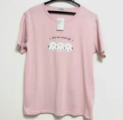 Nature Clothing Tシャツ ピンク シマエナガ