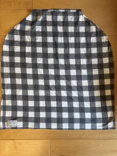 Copper Pearl 授乳カバー チェック柄 グレー・ホワイト