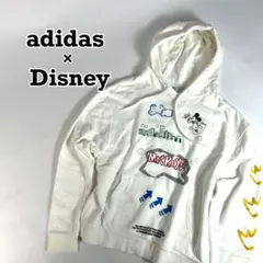 adidas　Disney　ポップマート　パーカー　Lサイズ　ホワイト