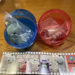 教育番組　フロッキーフィギュア　タマ(しょんぼり)　ハウル2種セット