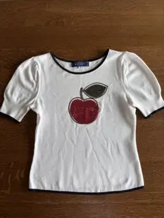 M'S GRACY リンゴ　半袖ニット　 38のサムネイル