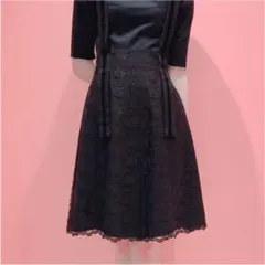 Lillilly pain レースサロペットスカート